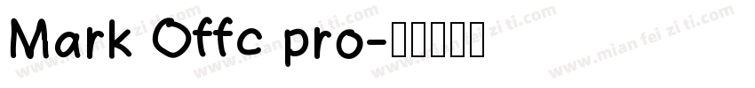 Mark Offc pro字体转换